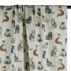 Tissu popeline coton motifs chats - écru x 10 cm