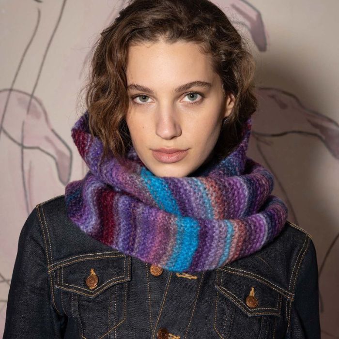 Kit tricot Loop YAIRA Punto 73 - Lang Yarns