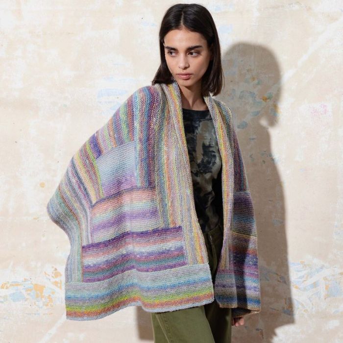 Kit tricot étole FARAH Punto 74 - Lang Yarns