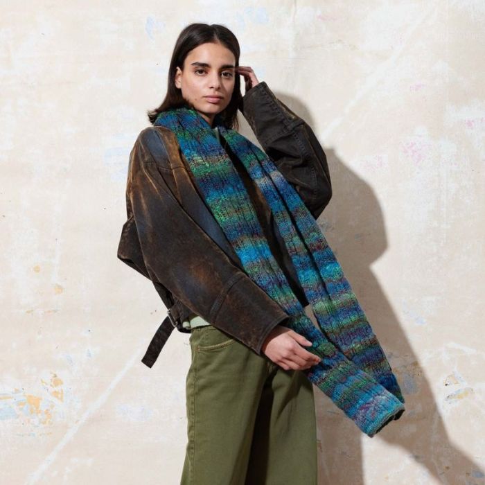 Kit tricot écharpe KALIANI Punto 74 - Lang Yarns