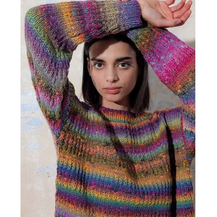 Kit tricot pull WENKE Punto 74 - Lang Yarns