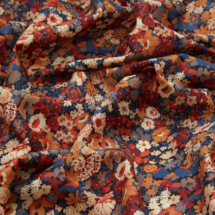 Tissu Liberty of London Thorpe rouille x 10 cm