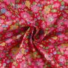 Tissu Christmas Betsy Star lurex rouge Liberty of London x 10 cm