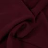 Tissu crêpe polyester uni - bordeaux x 10 cm