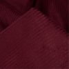 Tissu velours côtelé - rouge foncé x 10 cm