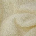 Tissu sherpa de laine - écru x 10 cm