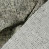 Tissu jacquard tweed velours ameublement - gris x 10 cm