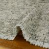 Tissu jacquard tweed velours ameublement - gris x 10 cm