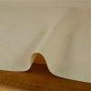 Tissu coton lin demi-natté enduit - beige x 10 cm