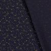 Tissu popeline de coton étoiles dorées - bleu marine x 10 cm