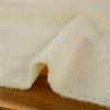 Tissu fausse fourrure Teddy coton mouton - écru x 10 cm