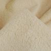 Tissu fausse fourrure Teddy coton mouton - écru x 10 cm
