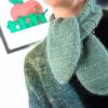 Kit tricot Écharpe georgette vert d'eau - L'Atelier