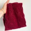 Kit tricot col Torsade bordeaux - L'Atelier