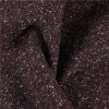 Tissu lainage chiné haute couture - bordeaux x 10 cm