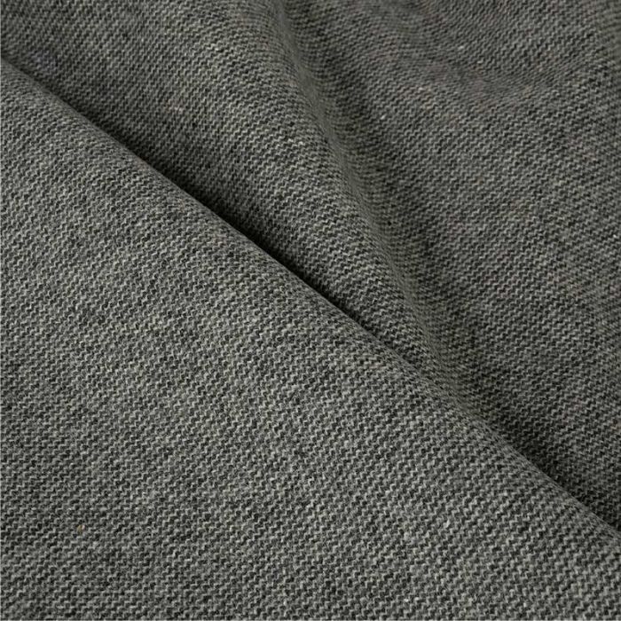 Tissu lainage chevrons haute couture - gris clair x 10 cm