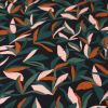 Tissu viscose Mowgli Vert - Eglantine et Zoé x 10 cm