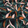 Tissu viscose Mowgli Vert - Eglantine et Zoé x 10 cm