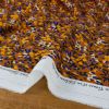 Tissu viscose Berrya ocre - Atelier de la création x 10 cm