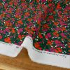 Tissu viscose Berrya vert - Atelier de la création x 10 cm