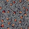 Tissu viscose Wildy bleu - Atelier de la création x 10 cm