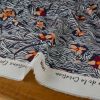 Tissu viscose Wildy bleu - Atelier de la création x 10 cm