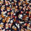 Tissu viscose Florell bleu - Atelier de la création x 10 cm