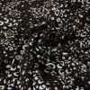 Tissu viscose Pantera noir - Atelier de la création x 10 cm