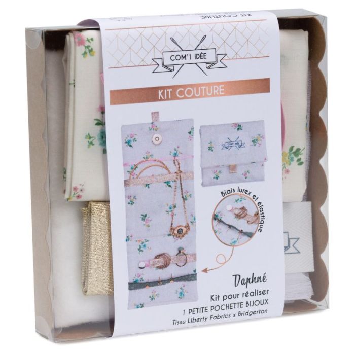 Kit couture pochette à bijoux - édition Liberty Bridgerton