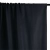 Tissu drap de laine fin - bleu foncé x 10 cm