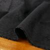 Tissu coton stretch léopard haute couture - noir x 10 cm