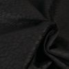 Tissu coton stretch léopard haute couture - noir x 10 cm