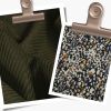 Kit couture - grand cabas en velours kaki
