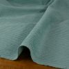 Tissu velours côtelé - bleu céladon x 10 cm