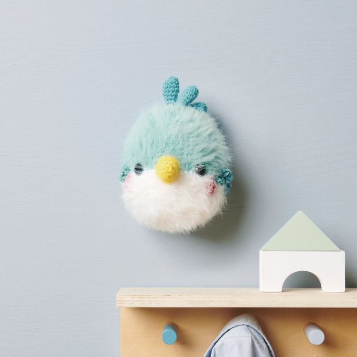 Kit crochet amigurumi tête oiseau - furry