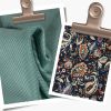 Kit couture - grand cabas en velours celadon