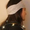 Kit tricot bandeau cachemire Onde gris - L'Atelier