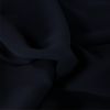 Tissu crêpe polyester uni - bleu marine x 10 cm