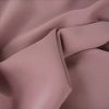 Tissu crêpe polyester uni - vieux rose x 10 cm