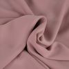 Tissu crêpe polyester uni - vieux rose x 10 cm
