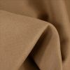 Tissu drap de laine cachemire sergé haute couture - camel x 10 cm