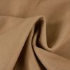 Tissu drap de laine cachemire sergé haute couture - camel x 10 cm