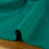 Tissu lainage alpaga haute couture - vert éméraude x 10 cm