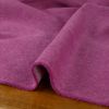 Tissu lainage alpaga haute couture - rose x 10 cm