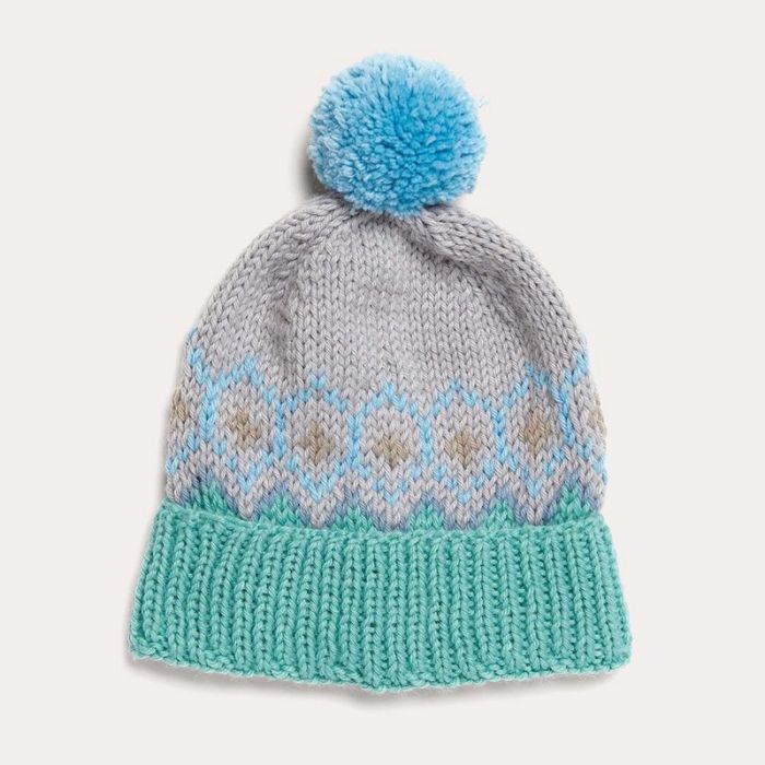 Kit tricot bonnet bébé bleu modèle 01 Rico Baby 038 - Rico design