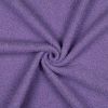 Tissu bouclettes Teddy réversible - lilas x 10 cm