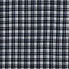 Tissu flanelle coton tartan petits carreaux - bleu marine x 10 cm