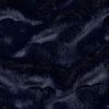 Tissu fausse fourrure coeurs - bleu marine x 10 cm