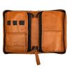 Pochette cuir pour aiguilles tricot et crochet - Muud