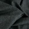Tissu lainage chevrons tweed haute couture - gris anthracite x 10 cm